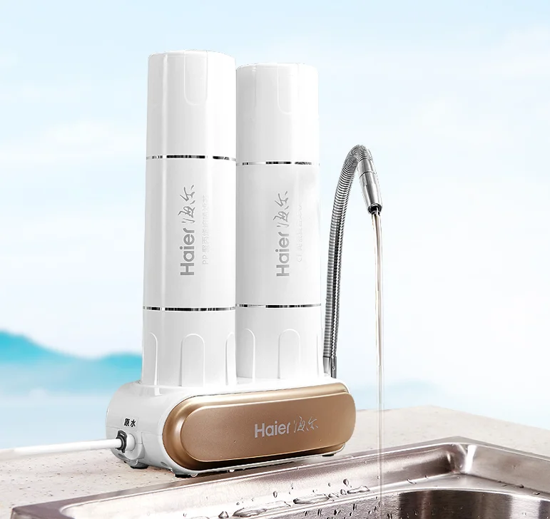 Известный прямой очиститель для питьевой воды с 2 фильтрами уровня фильтр