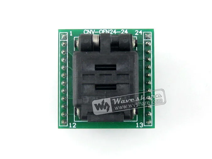 QFN24 к DIP24 (B) MLF24 MLP24 Plastronics 24QN50K14040 IC тестовая розетка программирующий Адаптер 0 5 мм шаг|Демонстрационные стенды|