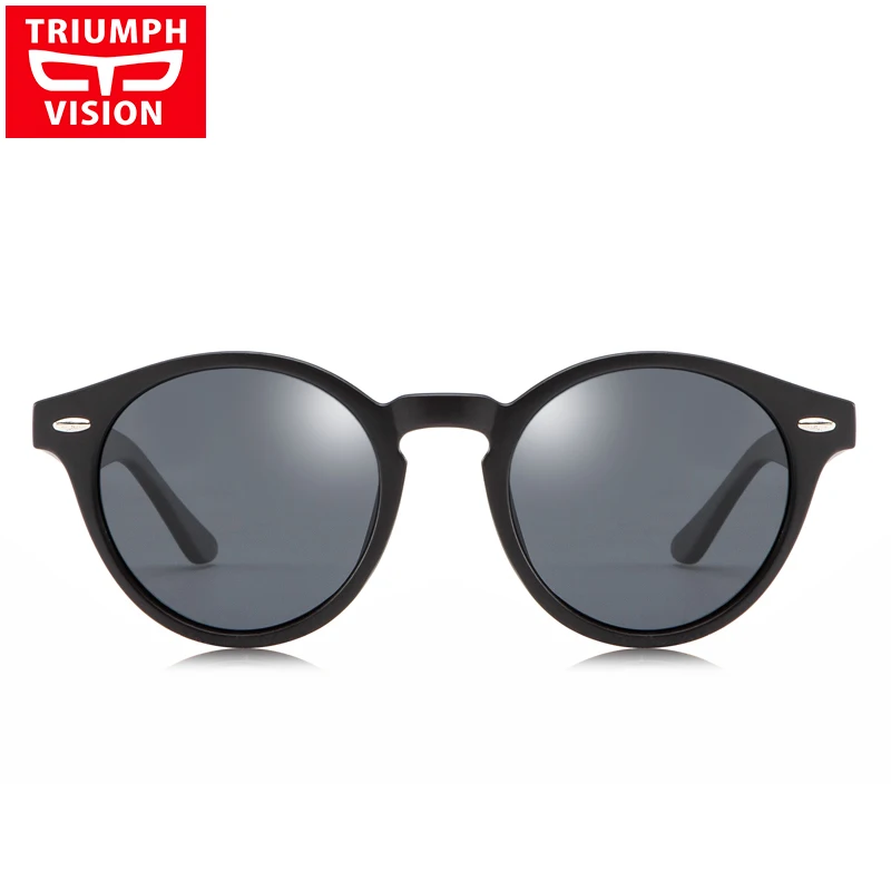 Солнцезащитные очки в стиле ретро TRIUMPH VISION круглые солнцезащитные винтажном