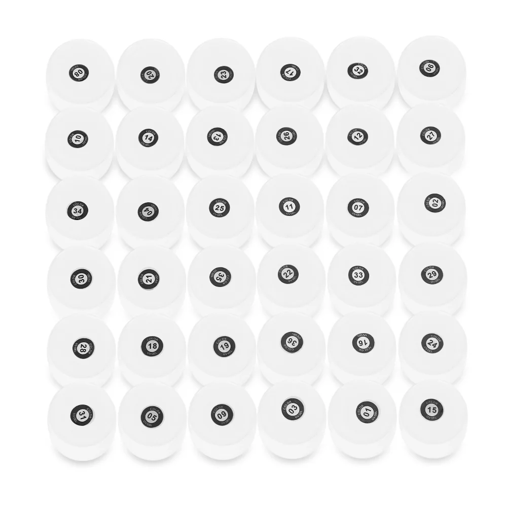 Gustala 36 Цвета 12 г Очаровательная лак Однотонная одежда Гели для ногтей UV LED роспись
