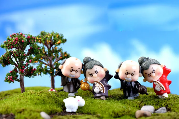 Новинка 1 шт. дедушка и сделай сам смола сказочный сад украшение миниатюрный