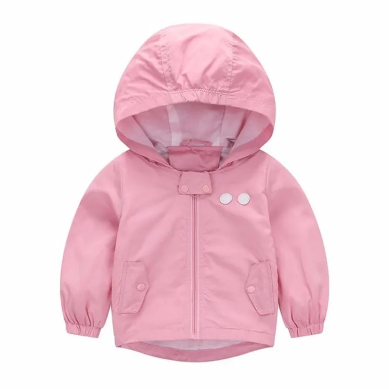 Ali1159P LILIGIRL/однотонная куртка для девочек и мальчиков; Верхняя одежда с капюшоном; пальто для детей; ветровка; топы; modis куртка для девочки - Цвет: Ali1159P