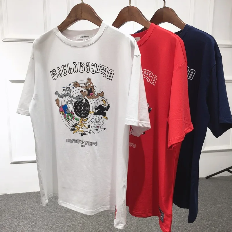 Женские футболки размера плюс 2019 хлопковые с мультяшным рисунком женские