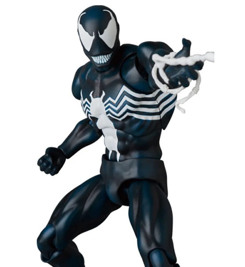 Новый Mafex 088 Spider-ManVenom 075 Spderman изменить голову фигурку модель игрушки подарок для