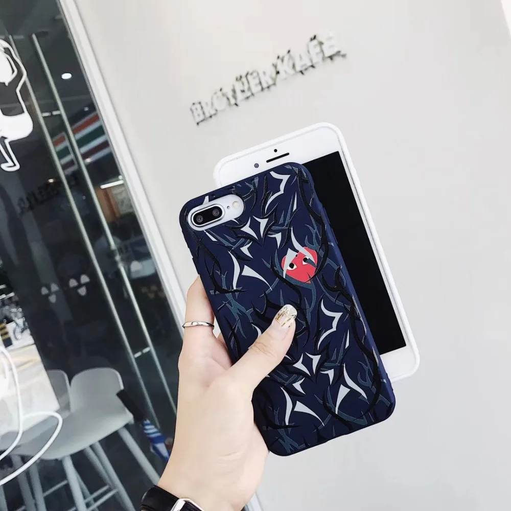 Чехол для телефона iphone XS MAX силиконовый чехол Jing Thorn Heart Eye XR X S | Мобильные телефоны