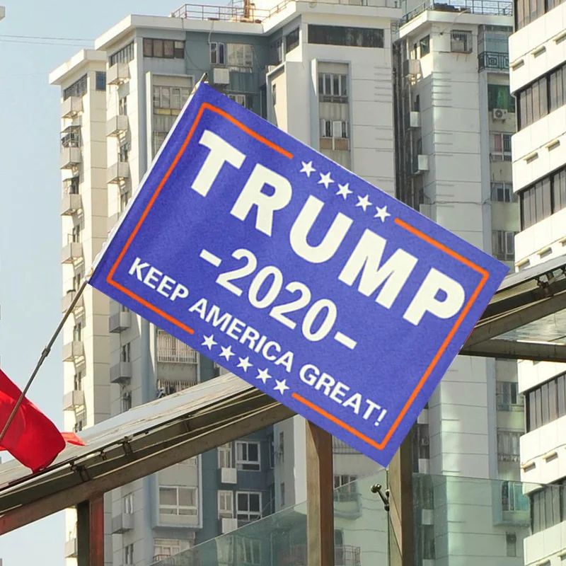 10PCs New Trump 2020 Flag Donald Keep America Great For President USA Accessory | Дом и сад