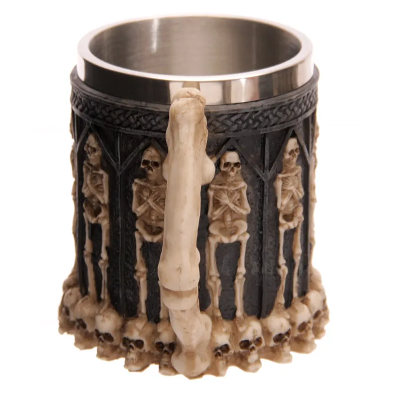 3 шт. декоративная кружка с изображением скелета Череп призрак кофейная чайная