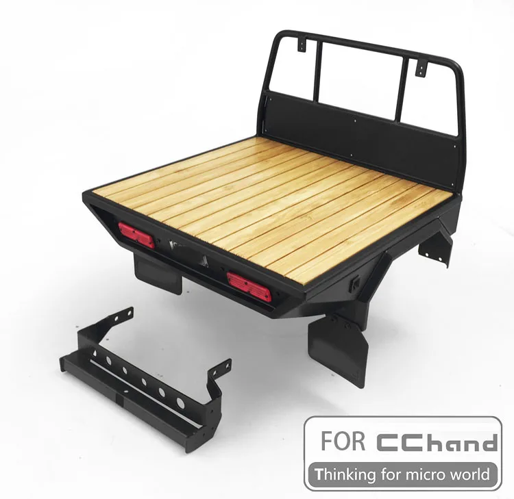 Металлическое плоское заднее ведро для CChand 1/10 TF2 LWB RC Автомобильная