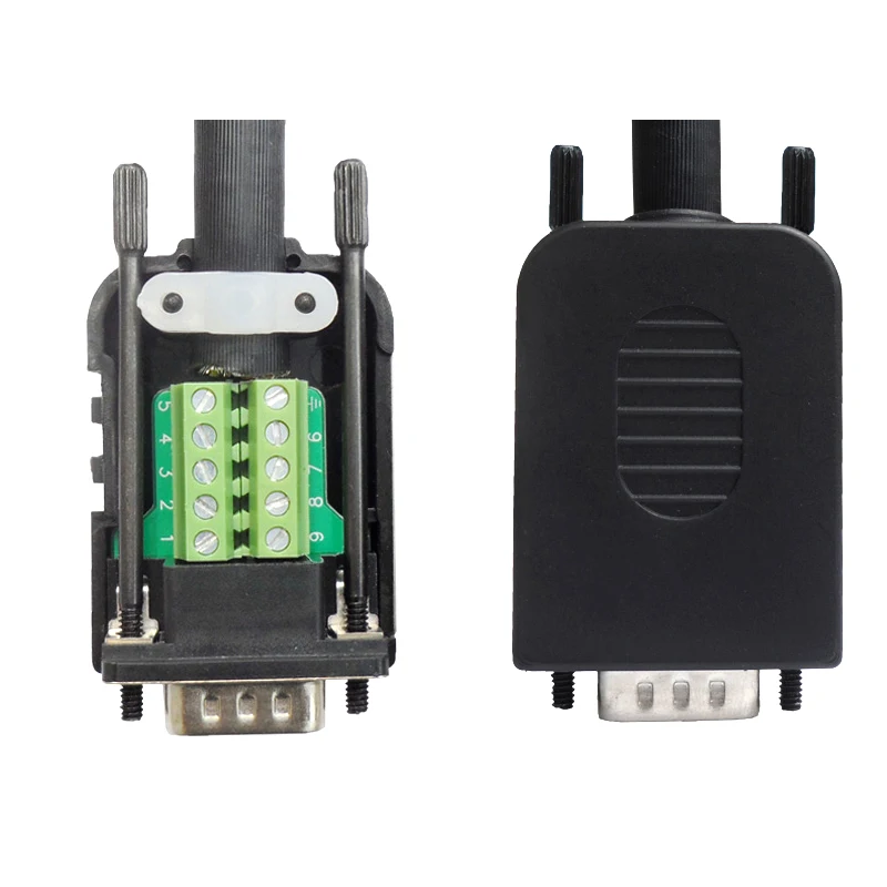 DB9 COM RS232 transfer-free Signals terminals Male Female connector D sub 9Pins Serial Connector Breakout Board Screw Terminals |