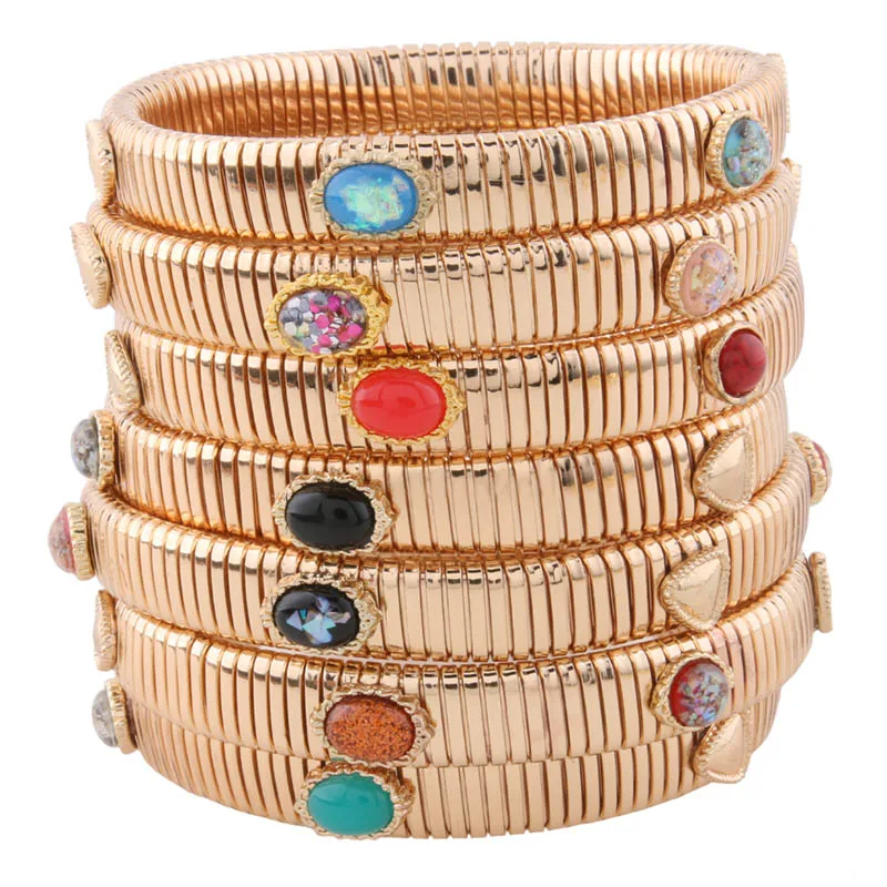 Модное Длинное кольцо стеклянные квадратные буровые Кольца Bohemia de Madera Pulseira Estrela