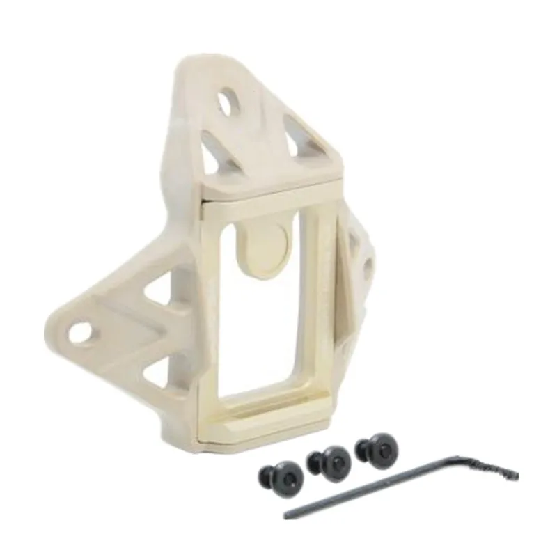 Тактический шлем Wilcox спортивный с 3 отверстиями алюминиевый кожух PN для NVG черный