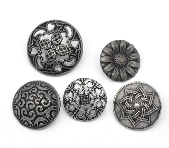 50 шт. резные металлические пуговицы для скрапбукинга 17 23 мм|metal wall art modern|button metalmetal