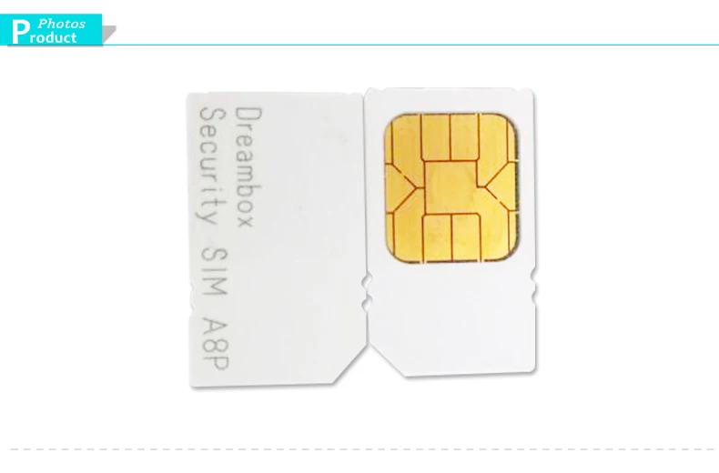 Оригинальный SIM A8P карты безопасности (100% Оригинал карты) для 800HD SE приемник