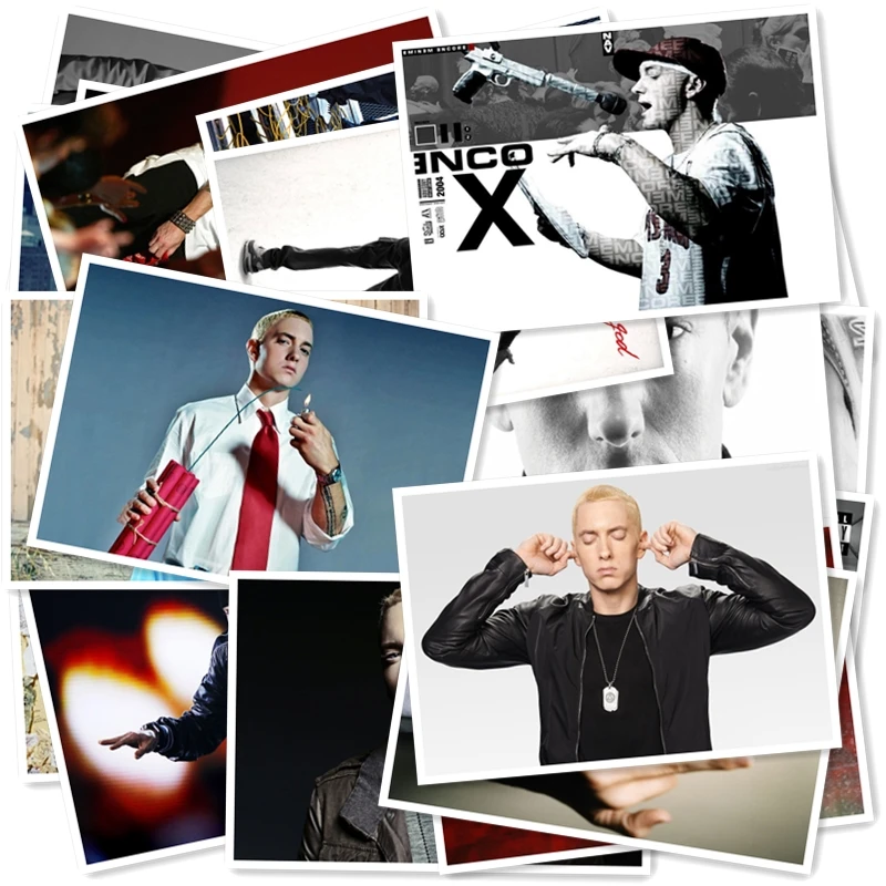 B1-10# Eminem Классическая серия стикер 20/шт ПВХ наклейка Дорожный чемодан велосипед Телефон раздвижная пластина Граффити стиль