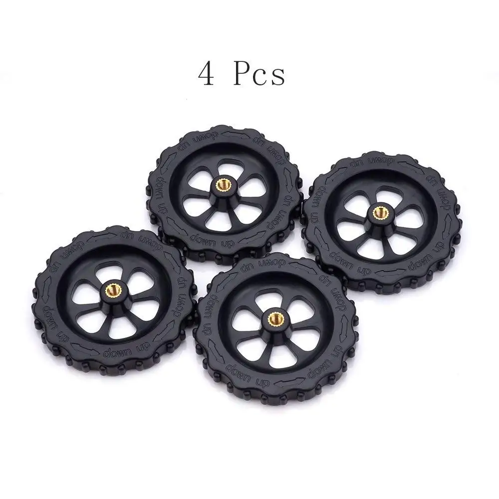 

4pcs CR10 HotBed Upgrade Big Hand Twist Leveling Nut M4 Sleeve Nuts for Creality 3d CR-10S CR-10 Ender-3 3D Printer Parts