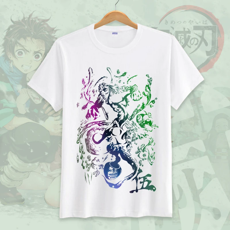 Kimetsu no Yaiba, футболка для косплея, летняя футболка Kamado Tanjirou, Женская/мужская футболка Kamado Nezuko, костюм для косплея