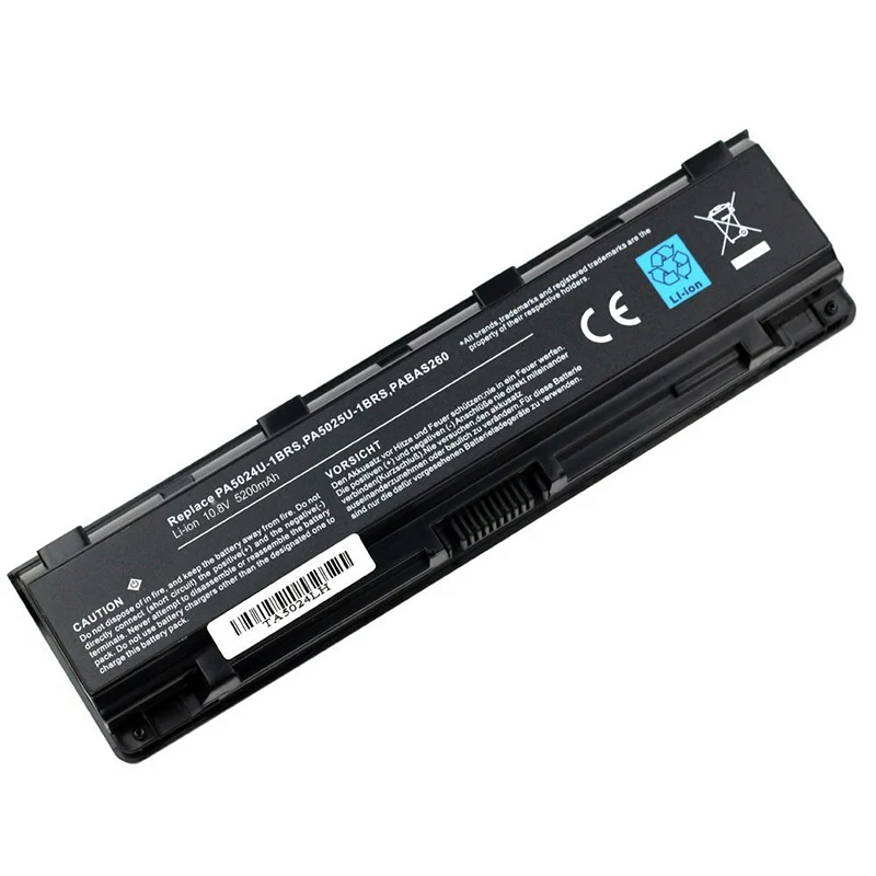Аккумулятор 7XINbox 6 для Toshiba Satellite C800 C805 C850 C855 C870 L800 L845 S850 P855 аккумулятор 5200 мАч PA5025U