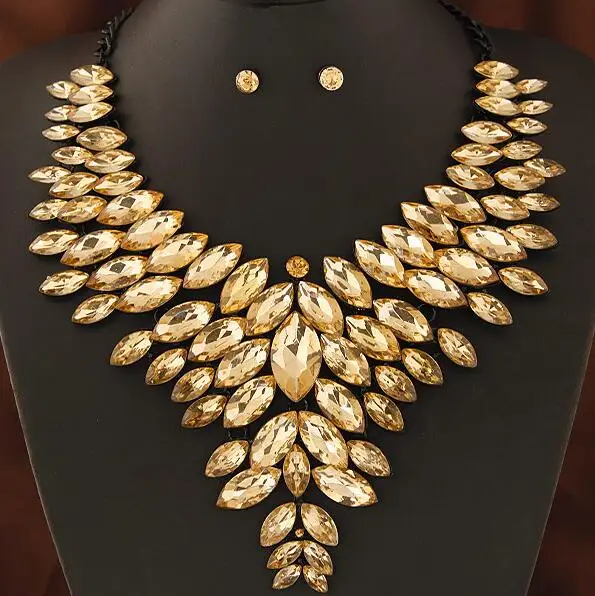 Nanbo Лидер продаж металлического сплава Африканский Ювелирные наборы синий