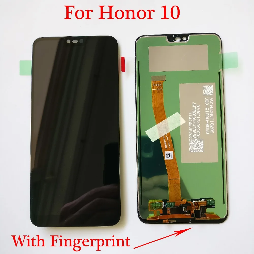 ЖК дисплей и дигитайзер сенсорного экрана для Huawei Honor 10 5 8 дюйма|Экраны мобильных