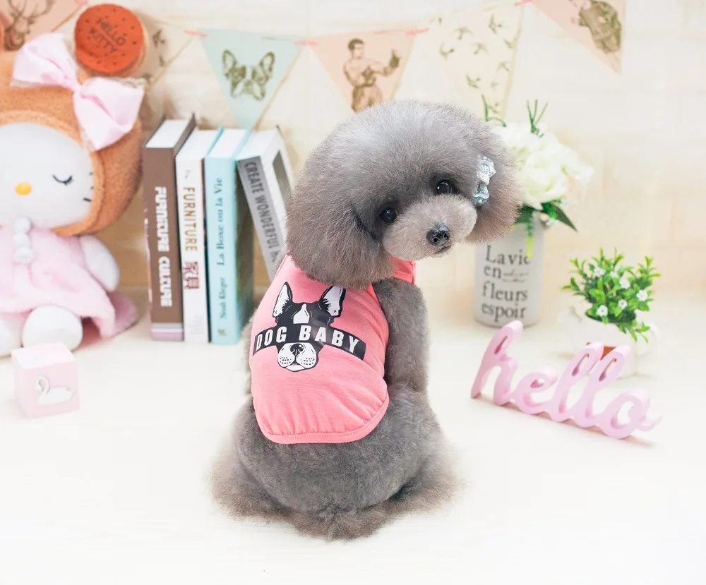 Новый Милый Корея dogbaby Pet Товары для собак жилет пальто щенок одежда на весну и