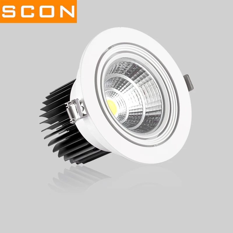 SCON AC220V Точечный светильник 30W встроенный светодиодный потолочный магазин одежды