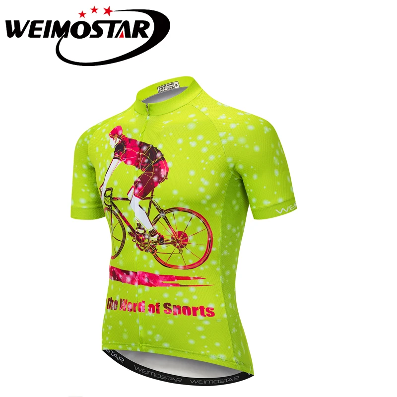 

Weimostar GreenOutdoor Bicycle Jersey Sport Jersey Pro Cycling Jersey Mtb Bicycle Clothing Bike Wear Clothes Short Maillot Roupa