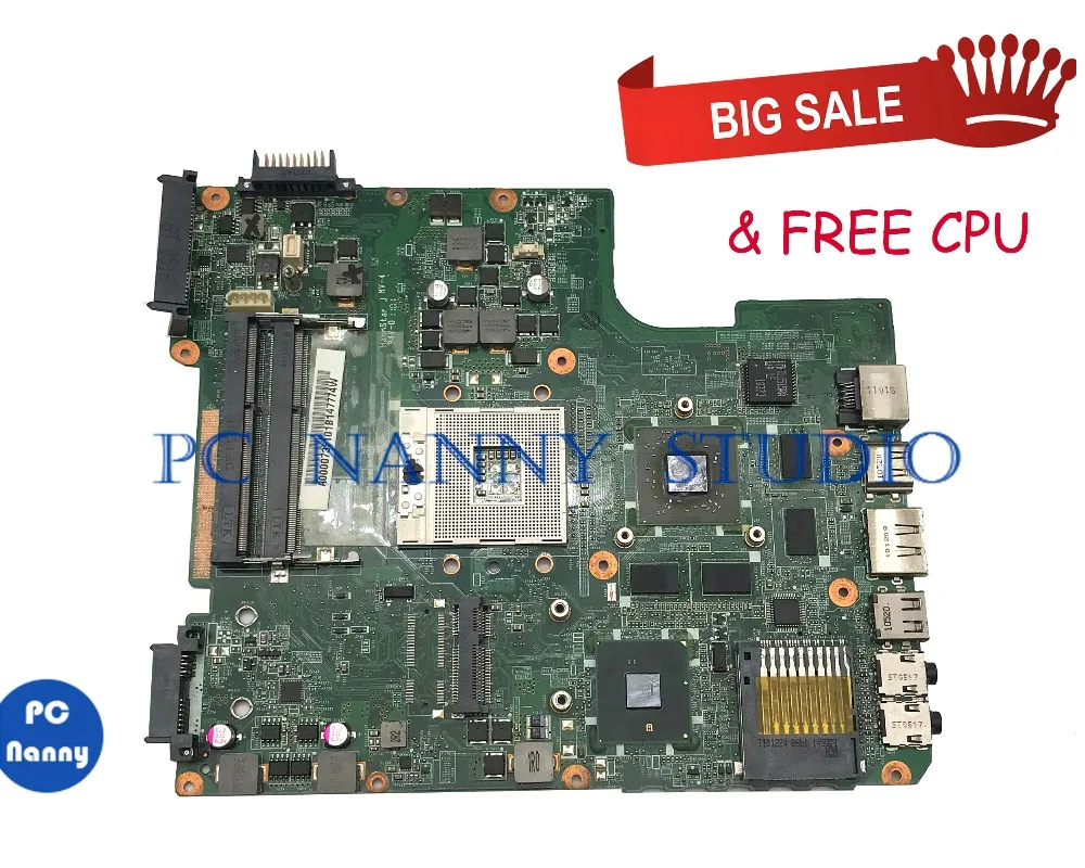PCNANNY для Toshiba Satellite L645 материнская плата ноутбука A000073510 DATE2DMB8F0 HM55 DDR3
