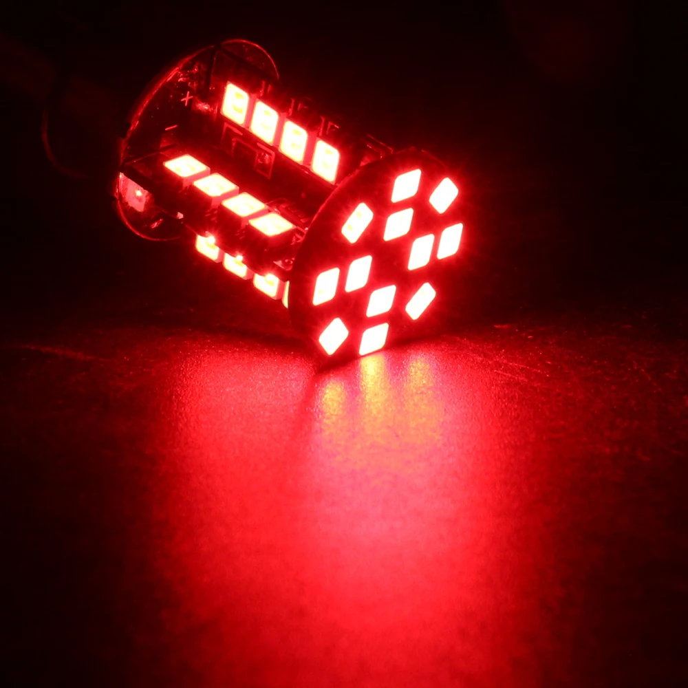 4 шт. 1156 BA15S 1157 BAY15D Canbus без ошибок 3528 1210 44 SMD LED декодер лампа задний хвост DRL сигнал