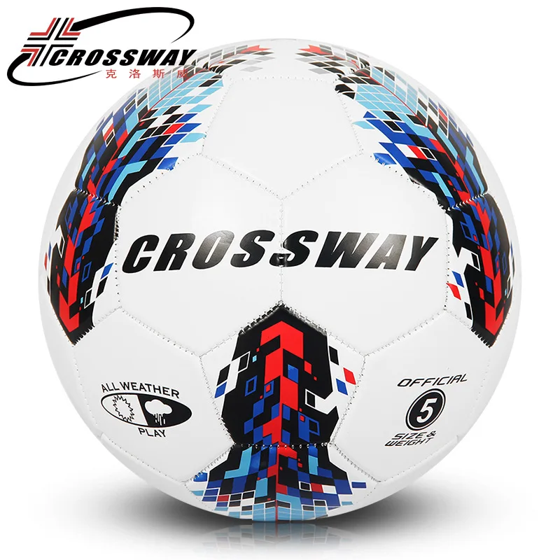 CROSSWAY Brand Official Size 5 Football Ball PU Granule Slip-resistant Football Training professional Soccer Ball match Balls