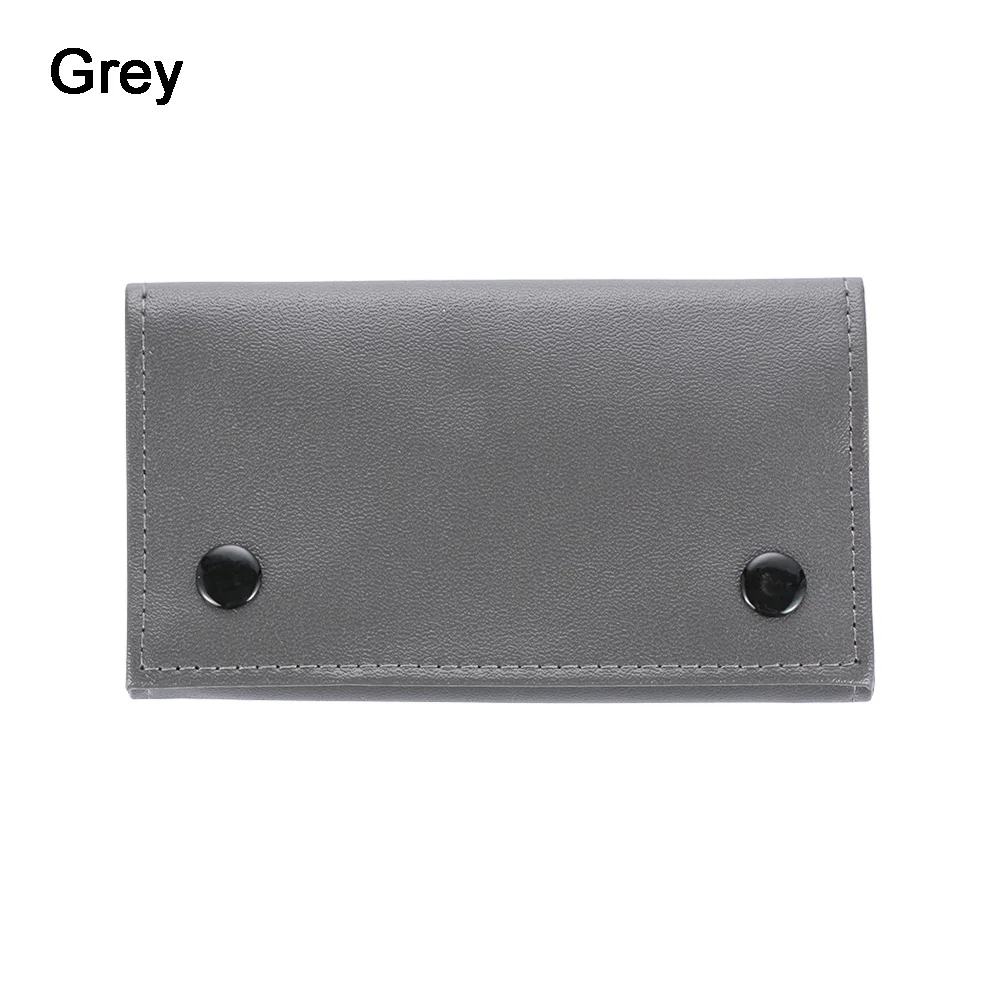 grey 1 шт., искусственная кожа, сумка для табака, держатель для сигарет, кошелек, сумка, карман, чехол для курительной травы, держатель для курительной бумаги, аксессуары - Цвет: grey