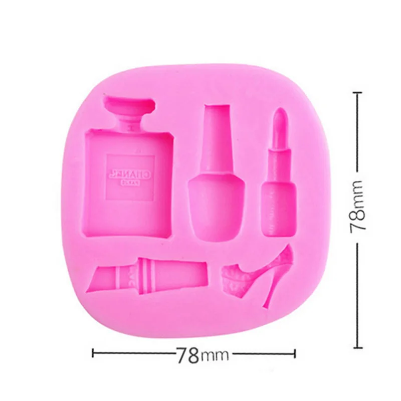 Hot Item Useful Silicone Makeup Lipstick Cake Decorating Mould Sugarcraft Chocolate Baking Mold | Дом и сад