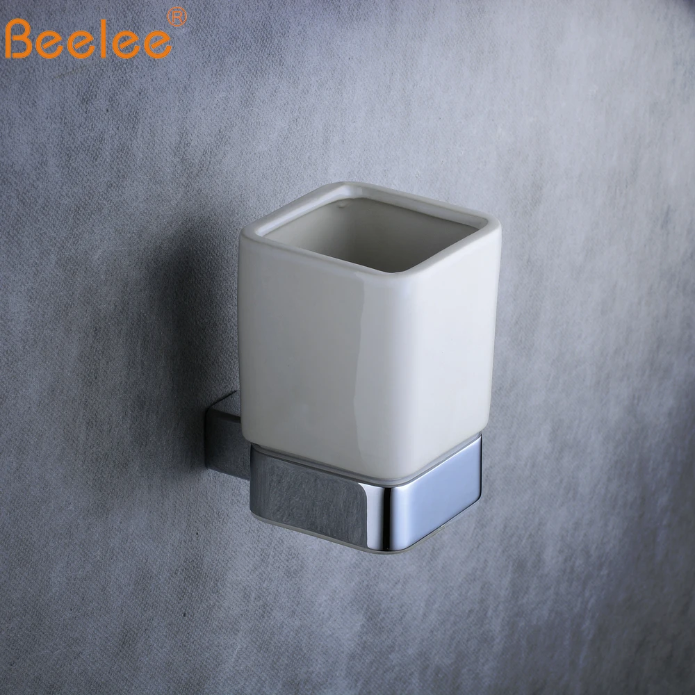 

Beelee настенная керамическая чашка, латунные полки для ванной комнаты BA8106ZC