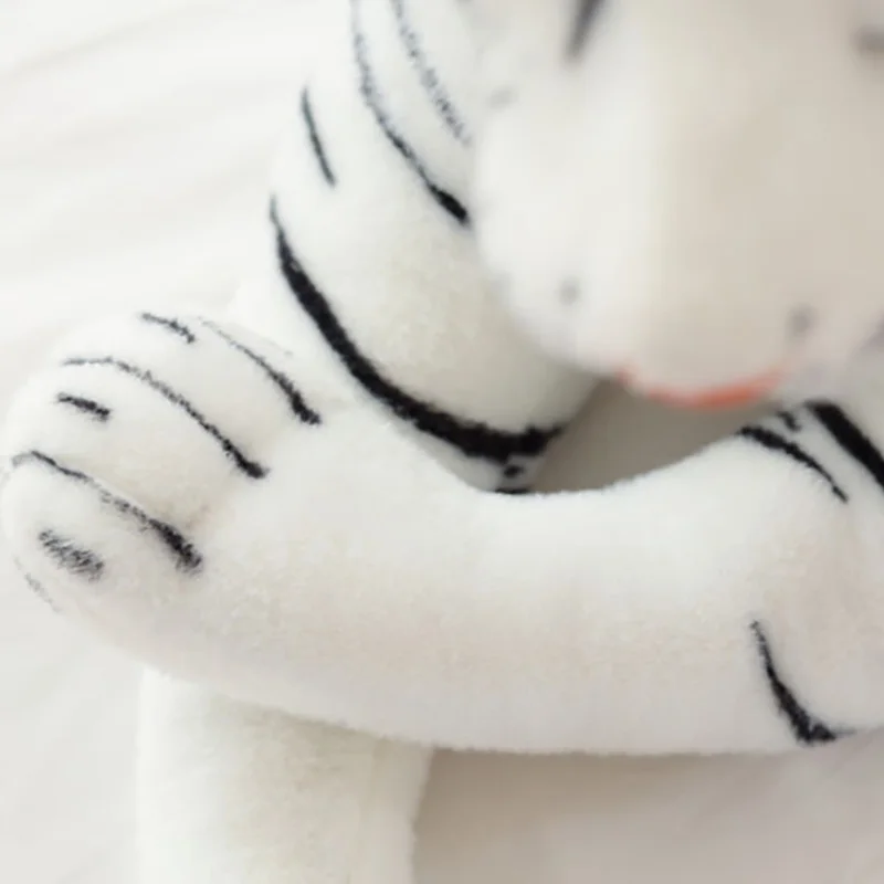 Милые плюшевые белые тигры плюшевая кукла животного Beanie бу живой тигр модель