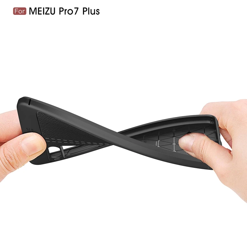 Mibioj Личи узор Ретро противоударный мягкий чехол из силикона и ТПУ для Meizu Pro 7 Plus