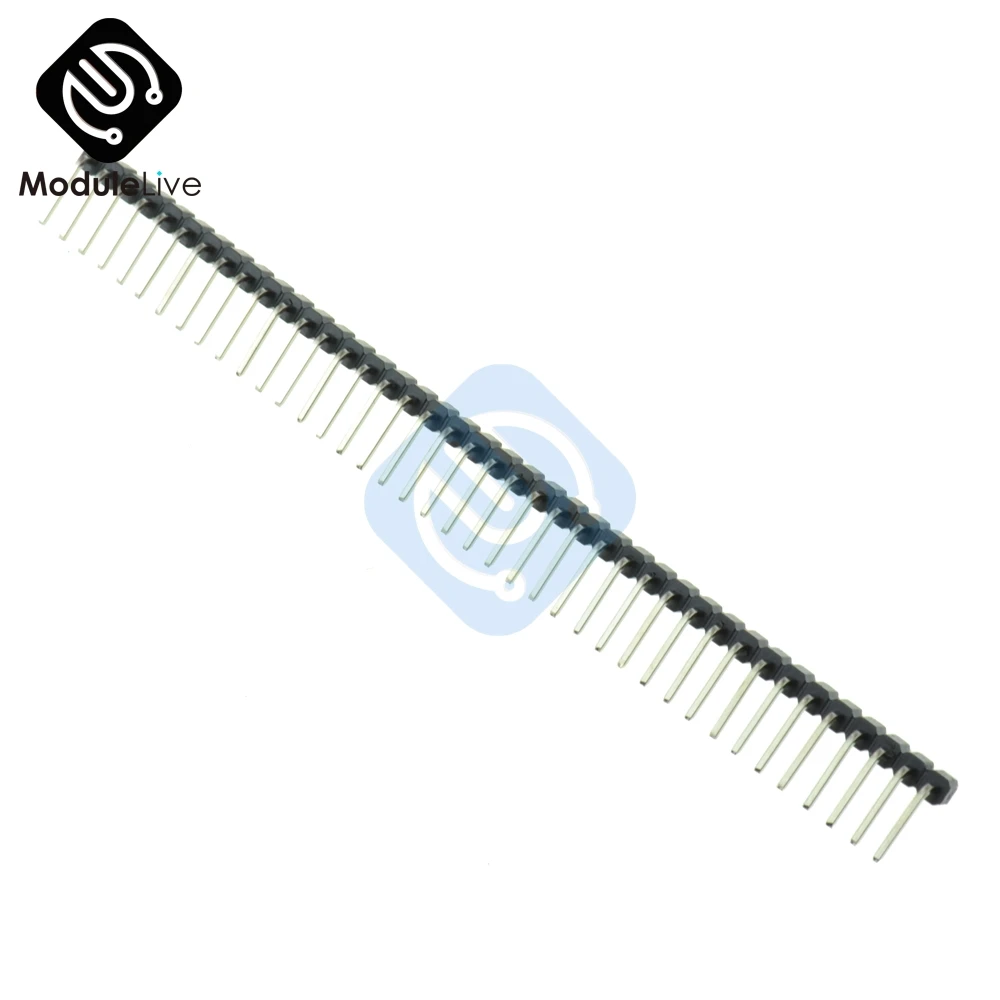 5 шт. шаг 2,54 мм 2x40 Pin 80 Pin Двухрядные Угловые штыревые Коннекторы