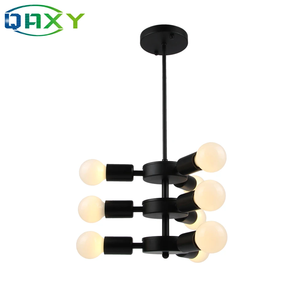 

2019 New Arrival E27 Black 1 Layer-3 Layers Pendant Lamp Vintage Lights For Parlor Living Room Dining Room Bedroom[DC8158]