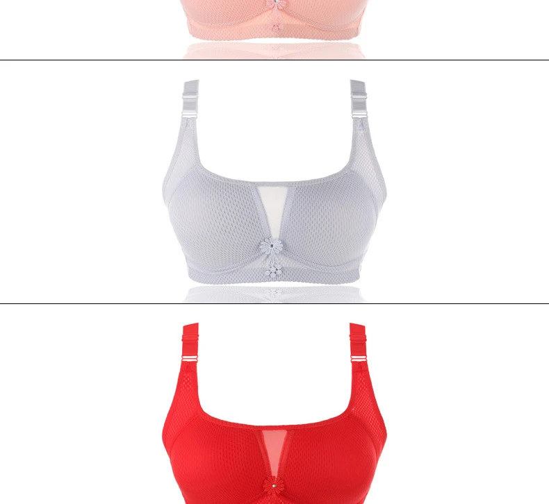 Женский хлопковый бюстгальтер Bralette, с дышащей сеткой, без косточек, с идеальным охватом для повседневной носки