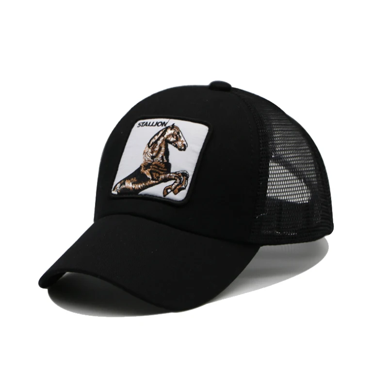 Модная бейсбольная Кепка с вышивкой животных s бейсболка для мужчин и женщин хип