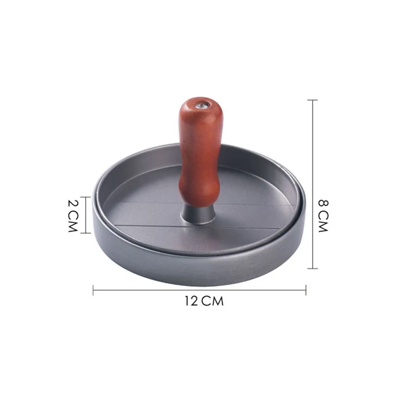 1 PC Non-Stick Round Shape Hamburger Press Stick Stainless Steel Meat Maker Mold Grill Burger Patty Mould Kitchen Tool | Дом и сад