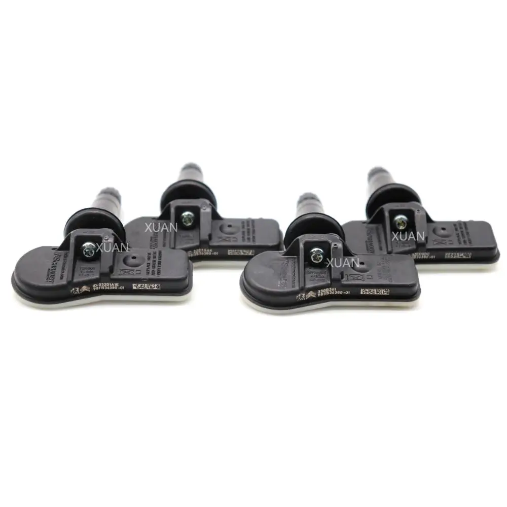 XUAN 4 шт. датчик давления в шинах TPMS 9811536380 9673860880 для Peugeot 3008 T84 307 301 408 508 T5 T7 5008 T87 RCZ T75