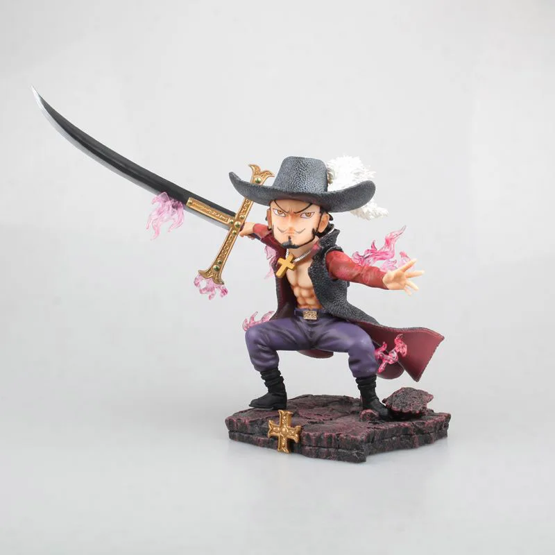 Аниме 1/8 масштаб окрашенная фигурка цельная Боевая версия Dracule Mihawk GK Kai экшн ПВХ