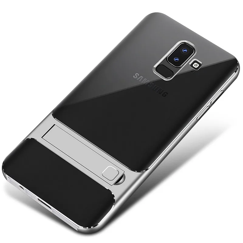 Чехол для Samsung Galaxy J8 2018 J7 чехол 2 в 1 с подставкой из ТПУ ПК J6 J4 | Мобильные телефоны и