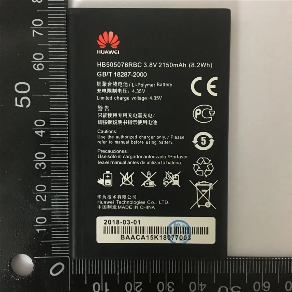 3 8 V 2150mAh HB505076RBC для Huawei Ascend G527 A199 C8815 G606 G610 U20 G700 G710 G716 G610S/C/T Y600 батарея|Аккумуляторы