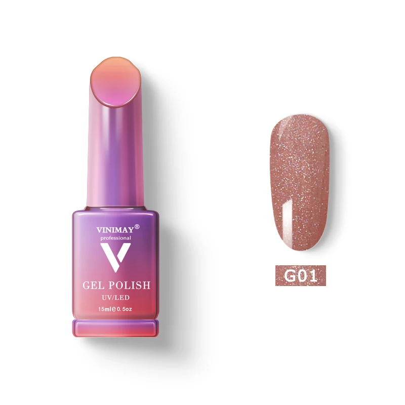 G01 VINIMAY, Новое поступление, Гель-лак для ногтей vernis, полуперманентный УФ-лак, впитывающий Гель-лак для ногтей, Гель-лак для маникюра, лак для ногтей - Цвет: G01