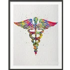 5D Diy алмазная живопись, оригинальный символ медицины, акварель, алмазная вышивка, распродажа, мозаика, картина JS4644