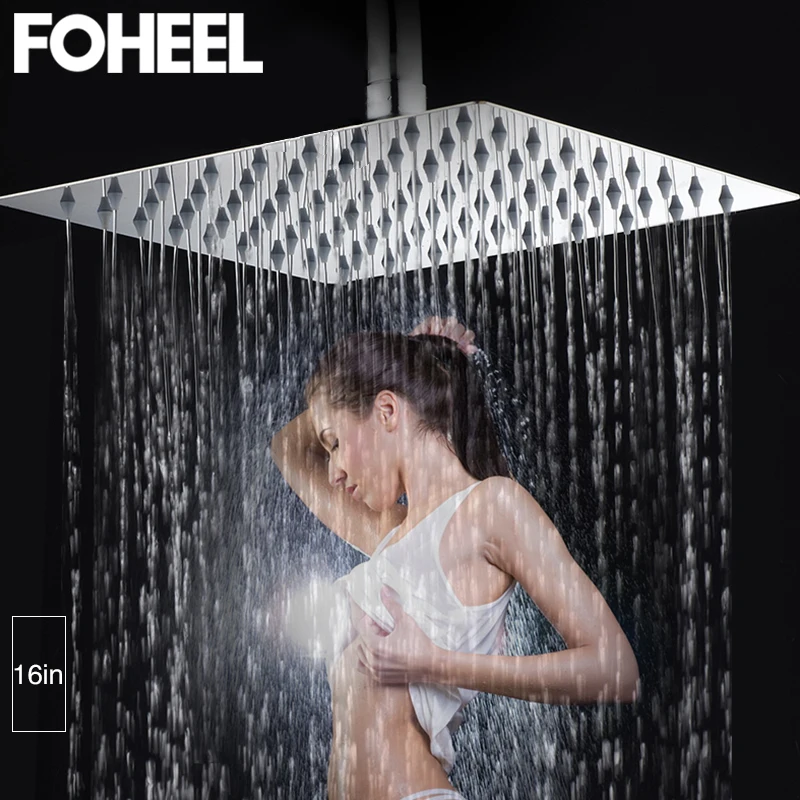 Ливневая насадка для душа FOHEEL 16 дюймов 40 см * | Обустройство дома