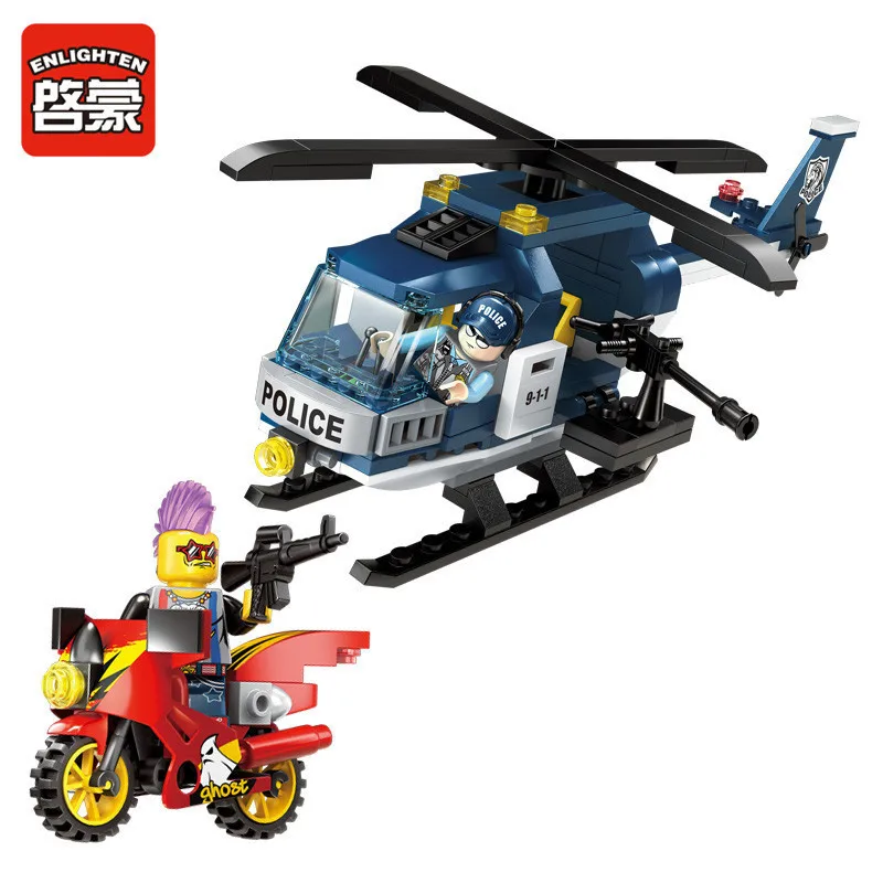 Enlighten модели Здание игрушка Совместимость с LEGO Лего Legos Конструктор E1905 157 блок