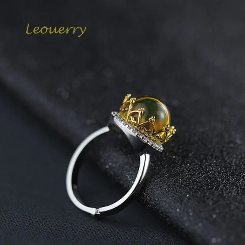 Leouerry Оригинальное мексиканское кольцо с короной ланпо из серебра 925 пробы
