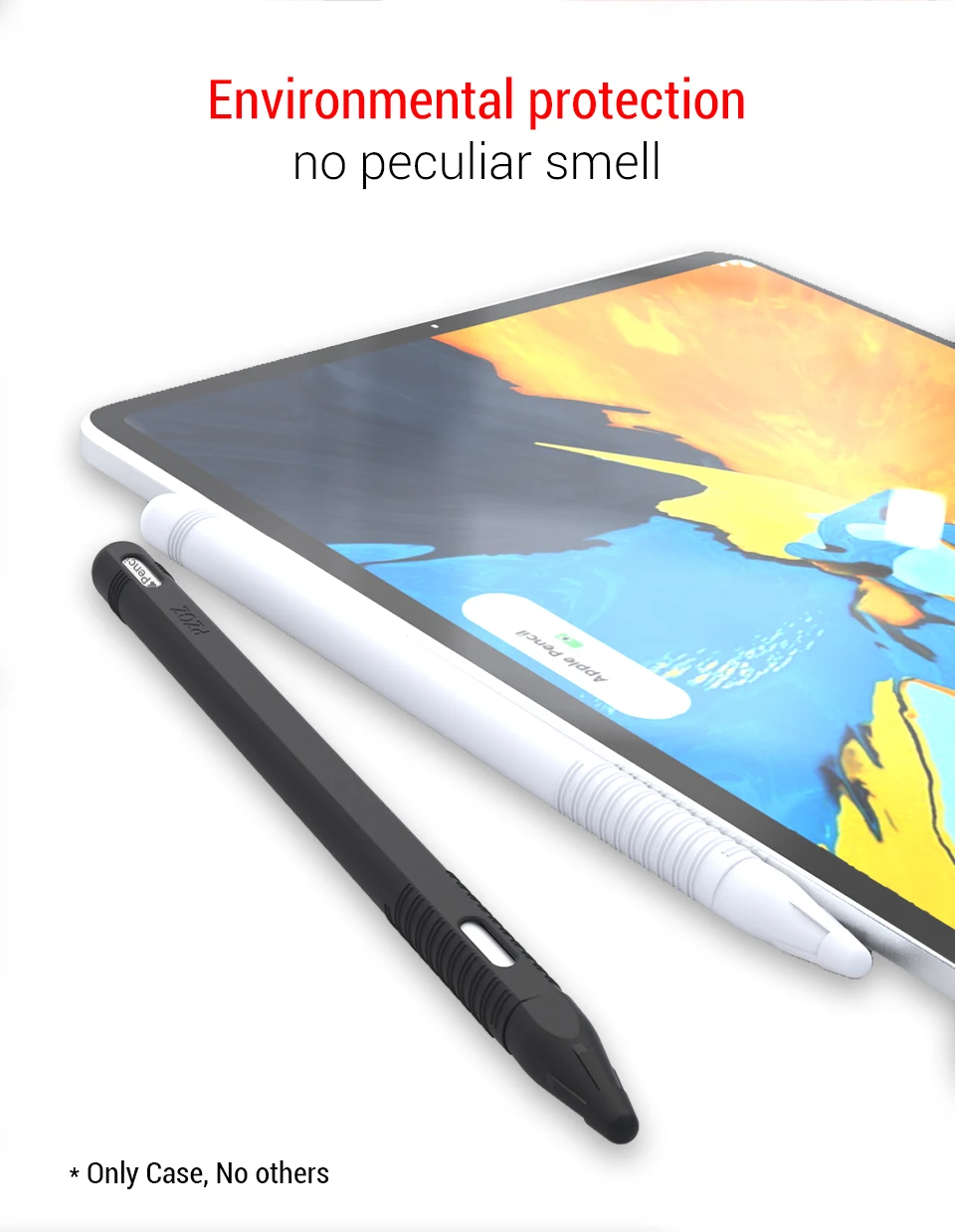 PZOZ для Apple Pencil 2 Чехол iPad Pro чехол-карандаш для планшета сенсорный Стилус Защитная крышка чехол Портативный мягкий силиконовый чехол