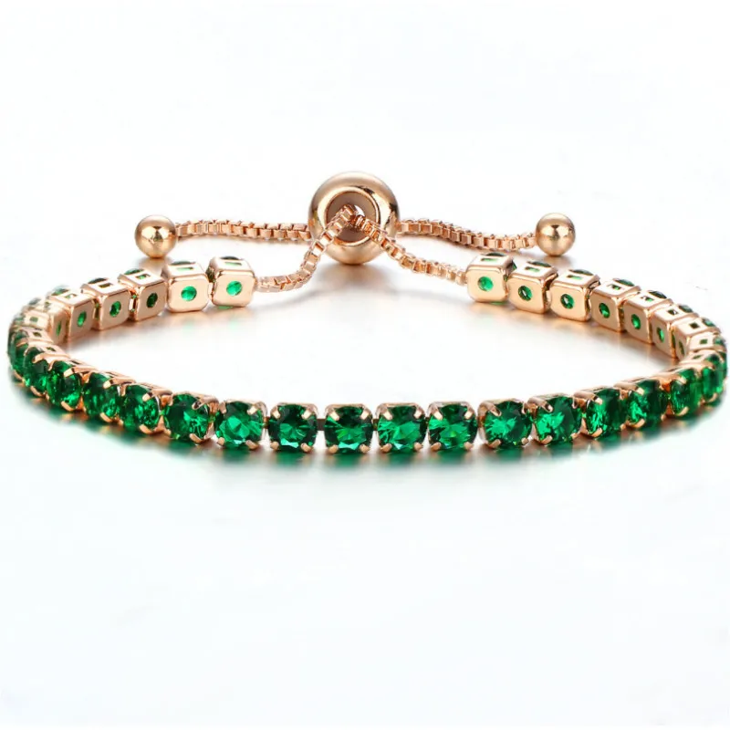 Trend Zircon Charm Bracelets For Women Bracelet &amp Bangle Adjustable Gold Tension Setting Wedding Daily Jewelry Anniversary Gift |